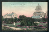 Coloured postcard of the Gardens Invercargill. - 49304 - Postcard