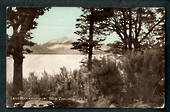 Postcard of Lake Manawapouri. Tinted Sky. - 49315 - Postcard