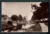 Postcard The Gardens Invercargill. Nice scene of bridge. - 49321 - Postcard