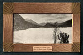 Framed Postcard. Looking up the South Fjord Lake Te Anau. - 49341 - Postcard