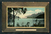 Framed Coloured postcard of Lake Te Anau. - 49342 - Postcard
