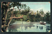 Coloured postcard. On the Waihopai Invercargill. - 49356 - Postcard