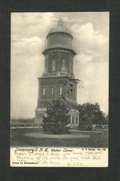 Early Undivided Postcard of Water Tower Invercargill. - 49369 - Postcard