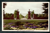 Coloured Real Photograph by A B Hurst & Son of Queen's Park Gardens Invercargill. - 49383 - Postcard