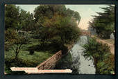 Coloured Postcard of The Gardens Invercargill. - 49385 - Postcard