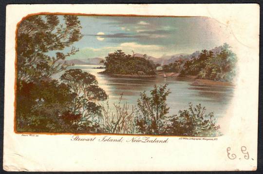 STEWART ISLAND Art card. - 49390 - Postcard