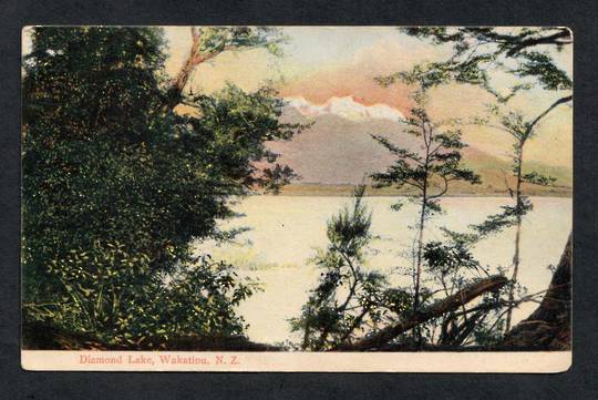 Coloured postcard of Diamond Lake Wakatipu. - 49413 - Postcard