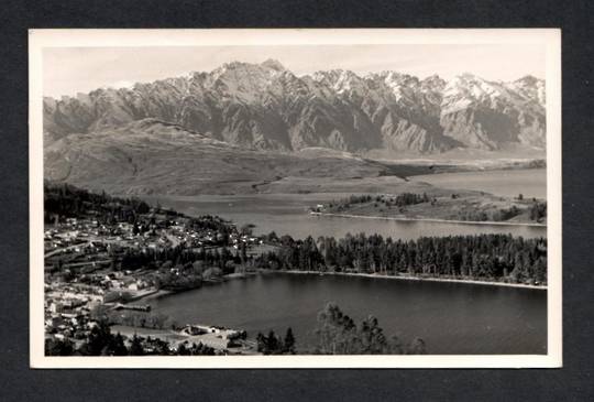 Real Photograph almost certainly by A B Hurst & Son of Queenstown and The Remarkables. - 49428 - Postcard