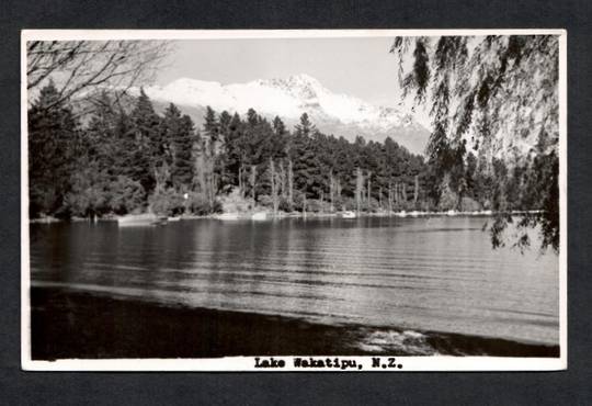 Real Photograph of Lake Wakatipu. - 49432 - Postcard