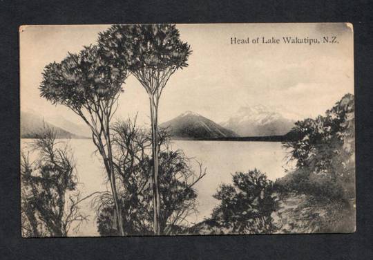 Postcard of the Head of Lake Wakatipu. - 49433 - Postcard