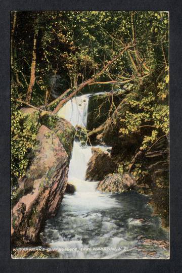 Coloured postcard of Waterworks Queenstown Lake Wakatipu. - 49436 - Postcard