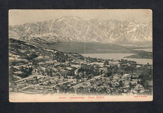 Postcard of Queenstown Snow Effect. - 49452 - Postcard