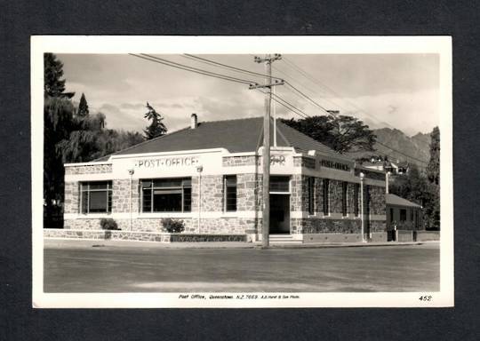Real Photograph by A B Hurst & Son of the Post Office Queenstown. - 49465 - Postcard