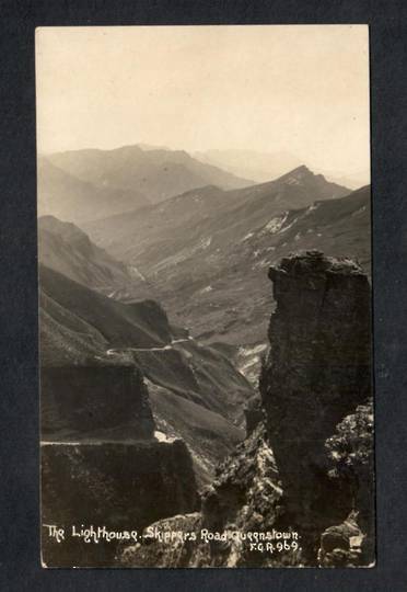 Real Photograph by Radcliffe of The Lighthouse Skippers Road Queenstown. - 49475 - Postcard