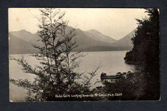 Real Photograph by Radcliffe of Bob's Cove looking towards Mt Cecil. - 49491 - Postcard