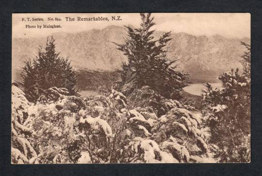 Postcard by Malaghan of The Remarkables. - 49494 - Postcard