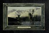 Coloured postcard of Pigeon Island Lake Wakatipu. - 49498 - Postcard