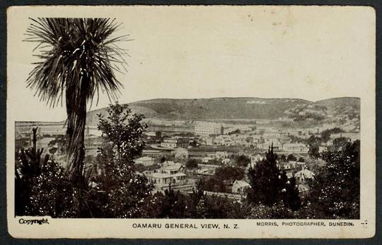 OAMARU General view.Real Photograph  by Morris. - 49508 - Postcard