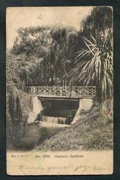 Early Undivided Postcard by Muir & Moodie of Oamaru Gardens. - 49527 - Postcard
