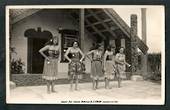 Real Photograph by A B Hurst & Son of Maori Poi Dance Rotorua. - 49553 - Postcard