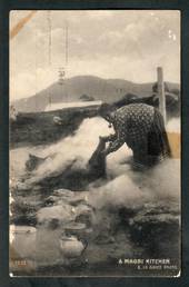 Postcard of a Maoru Kitchen. Faults. - 49556 - Postcard