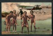 Coloured postcard of Children Haka. - 49557 - Postcard