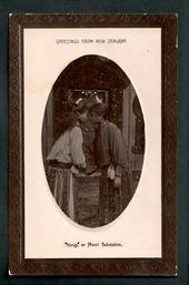 Real Photograph of Hongi or Maori Salutation. - 49592 - Postcard