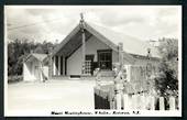 Real Photograph by N S Seaward of Maori Meetinghouse Whakarewarewa. - 49597 - Postcard