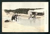 Coloured postcard of Washing Day at Rotorua. - 49609 - Postcard