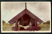 Tinted Real Photograph by A B Hurst & Son of Pataka Maori Foodhouse Rotorua. Adhesion on the reverse. - 49661 - Postcard
