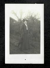 Real Photograph of lady. - 49719 - Postcard