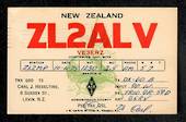 New Zealand ZL2ALV Carl J Heseltine 8 Sussex Street Levin to W G Powell Vogel St Shannon in 1975. - 49765 - Postcard