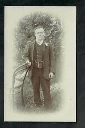 Real Photograph of a good old Kiwi bloke. - 49778 - Postcard