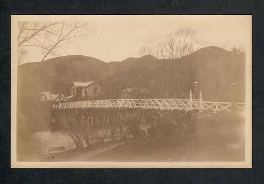 NEW ZEALAND Early Bridge. Real Photograph - 49801 - Postcard