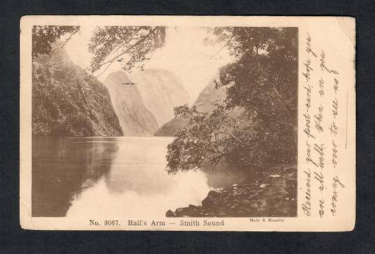 Early Undivided Postcard by Muir & Moodie of Halls Arm Smith Sound. - 49823 - Postcard