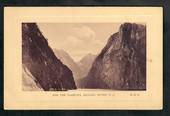 Postcard by Muir & Moodie of The Narrows Milford Sound. - 49859 - Postcard