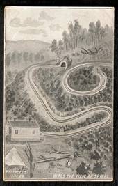 Postcard 13/12/1909. Bird Eye View of the Spiral. - 49912 - Postcard