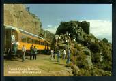 Modern Coloured Postcard of the Taeri Gorge Railway at the "Reefs Hotel" Stop - 49915 - Postcard