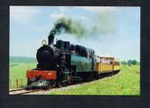 Coloured postcard of Glenbrook Vintage Railway Ww480 climbing steep gradient - 49925 - Postcard