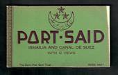 Souvenir of Port Said Ismailia and Suez Canal. 12 Coloured postcards. - 49996 - Postcard