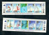 SOLOMON ISLANDS 1987 America's Cup. Twelve miniature sheets each of five stamps(two illustrated) one miniature sheet Stars and S