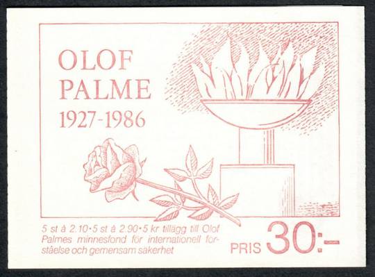 SWEDEN 1986 Olof Palme. Booklet. - 50051 - Booklet