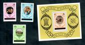 CAICOS ISLANDS 1981 Royal Wedding of Prince Charles and Lady Diana Spencer. Set of 3 and miniature sheet. - 50075 - UHM