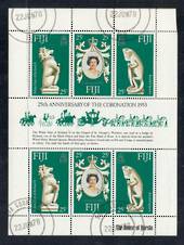 FIJI 1978 25th Anniversary of the Coronation of Queen Elizabeth 2nd. Miniature sheet. - 50101 - VFU