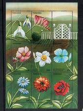 TANZANIA 1997 Flowers. Miniature sheet. Priced to retail at $NZ 24.30 $US 11.00 - 50132 - UHM