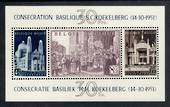 BELGIUM 1952 25th Anniversary of the Cardinalate of Primate of Belgium and the Koekelberg Basilica Fund. Miniature sheet. - 5016
