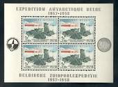 BELGIUM 1957 Antarctic Expedition. Miniature sheet. - 50174 - UHM