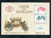 VATICAN CITY 1985  Italia '85 International Stamp Exhibition. Miniature sheet. - 50175 - UHM