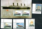 IRELAND 1999 Maritime Heritage. Set of 4 and miniature sheet. - 50197 - UHM