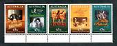 AUSTRALIA 1995 Centenary of the Cinema. Strip of 5. - 50204 - UHM